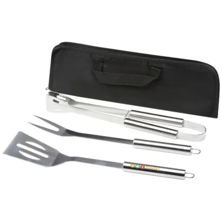 Set à barbecue personnalisable Barcabo en inox Set à barbecue personnalisable Barcabo en inox