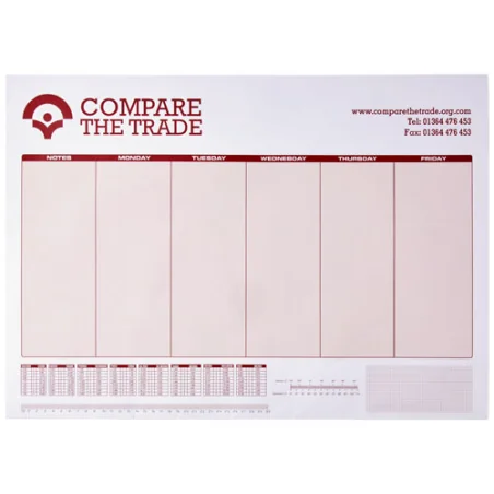 Sous-main personnalisable Desk-Mate® A3, blanc Sous-main personnalisable Desk-Mate® A3, blanc