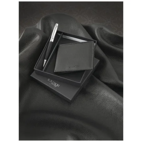 Stylo bille personnalisable avec coffret cadeau portefeuille Baritone Stylo bille personnalisable avec coffret cadeau portefeuille Baritone