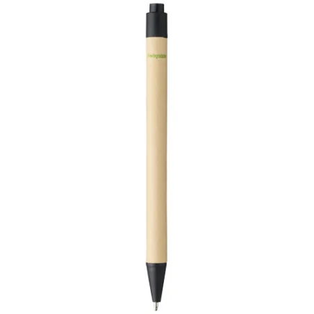 Stylo bille personnalisable en carton recyclé et plastique de maïs Berk Stylo bille personnalisable en carton recyclé et plastique de maïs Berk