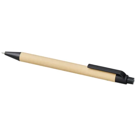 Stylo bille personnalisable en carton recyclé et plastique de maïs Berk Stylo bille personnalisable en carton recyclé et plastique de maïs Berk