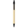 Stylo bille personnalisable en carton recyclé et plastique de maïs Berk Stylo bille personnalisable en carton recyclé et plastique de maïs Berk