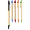 Stylo bille personnalisable en carton recyclé et plastique de maïs Berk Stylo bille personnalisable en carton recyclé et plastique de maïs Berk