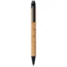 Stylo bille personnalisé Midar en liège et paille de blé Stylo bille personnalisé Midar en liège et paille de blé