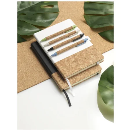 Stylo bille personnalisé Midar en liège et paille de blé Stylo bille personnalisé Midar en liège et paille de blé