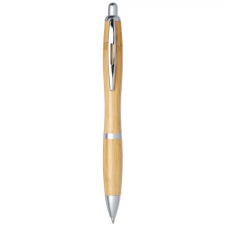 Stylo bille personnalisé en bambou Nash Stylo bille personnalisé en bambou Nash
