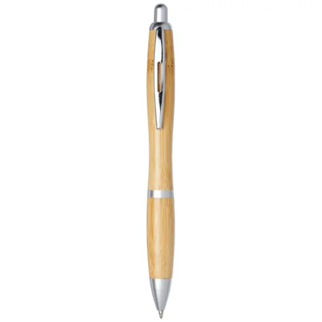 Stylo bille personnalisé en bambou Nash Stylo bille personnalisé en bambou Nash