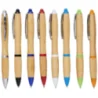 Stylo bille personnalisé en bambou Nash Stylo bille personnalisé en bambou Nash