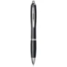 Stylo bille personnalisé en paille de blé avec pointe chromée Nash Stylo bille personnalisé en paille de blé avec pointe chromée Nash