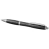 Stylo bille personnalisé en paille de blé avec pointe chromée Nash Stylo bille personnalisé en paille de blé avec pointe chromée Nash