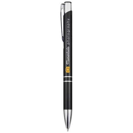 Stylo bille personnalisé rétractable en aluminium Moneta Stylo bille personnalisé rétractable en aluminium Moneta