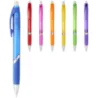 Stylo bille personnalisé translucide avec grip en caoutchouc Turbo Stylo bille personnalisé translucide avec grip en caoutchouc Turbo