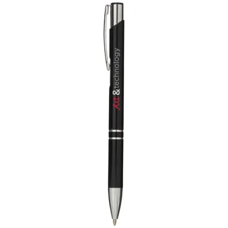 Stylo bille publicitaire rétractable en aluminium Moneta Stylo bille publicitaire rétractable en aluminium Moneta