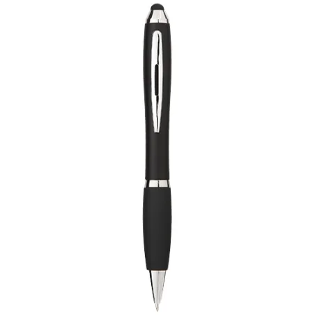 Stylo personnalisé stylet coloré avec grip noir Nash Stylo personnalisé stylet coloré avec grip noir Nash
