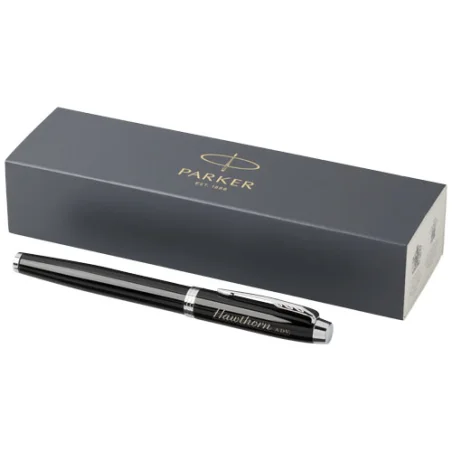 Stylo roller personnalisable IM encre noire - Parker Stylo roller personnalisable IM encre noire - Parker