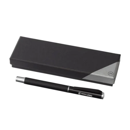 Stylo roller personnalisé avec corps en cuir Pedova Stylo roller personnalisé avec corps en cuir Pedova