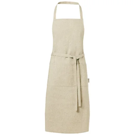 Tablier personnalisable Pheebs en coton recyclé de 200 g/m² Tablier personnalisable Pheebs en coton recyclé de 200 g/m²