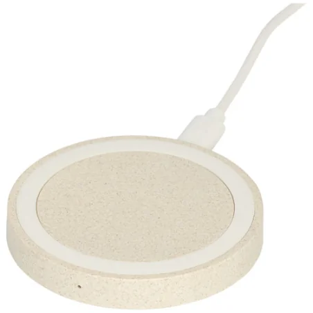 Tapis de charge à induction personnalisé Naka de 5 W en paille de blé Tapis de charge à induction personnalisé Naka de 5 W en paille de blé