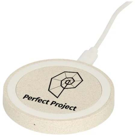 Tapis de charge à induction personnalisé Naka de 5 W en paille de blé Tapis de charge à induction personnalisé Naka de 5 W en paille de blé