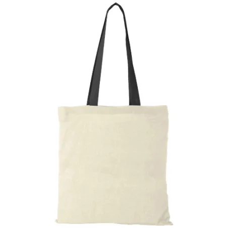 Tote bag publicitaire en coton Nevada 100 gr/m² avec poignées de couleur 7L