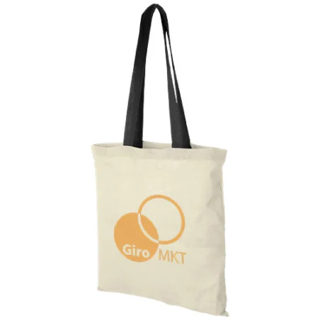 Tote bag publicitaire en coton Nevada 100 gr/m² avec poignées de couleur 7L Tote bag publicitaire en coton Nevada 100 gr/m² avec poignées de couleur 7L