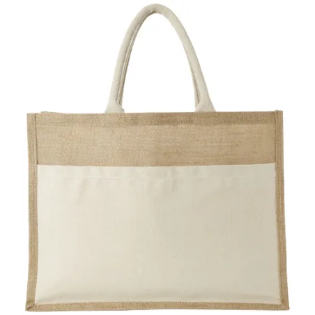 Tote bag publicitaire jute Mumbay 18L Tote bag publicitaire jute Mumbay 18L