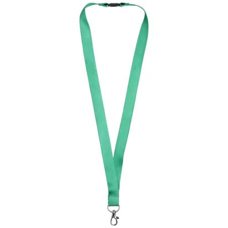 Tour de cou personnalisable en bambou Julian avec clip de sécurité Tour de cou personnalisable en bambou Julian avec clip de sécurité