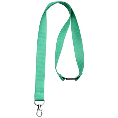 Tour de cou personnalisable en bambou Julian avec clip de sécurité Tour de cou personnalisable en bambou Julian avec clip de sécurité