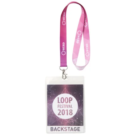 Tour de cou publicitaire Lana double face Tour de cou publicitaire Lana double face