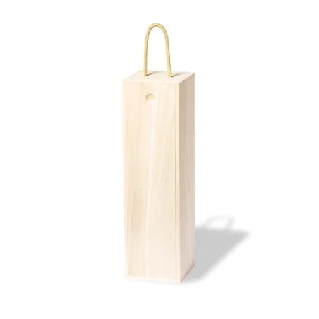 Boîte en bois personnalisable pour une bouteille Grimbur