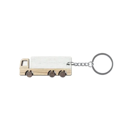 Porte-clés personnalisé camion en bois Trency