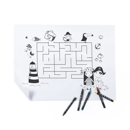 Set de table publicitaire coloriable Rozim Set de table publicitaire coloriable Rozim