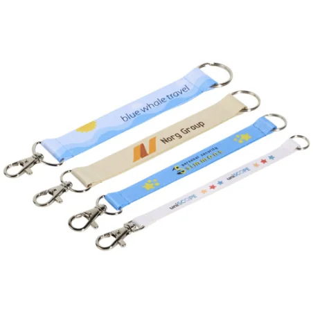 Porte-clés publicitaire en tissu 100% personnalisable pour tour de cou Minik Porte-clés publicitaire en tissu 100% personnalisable pour tour de cou Minik