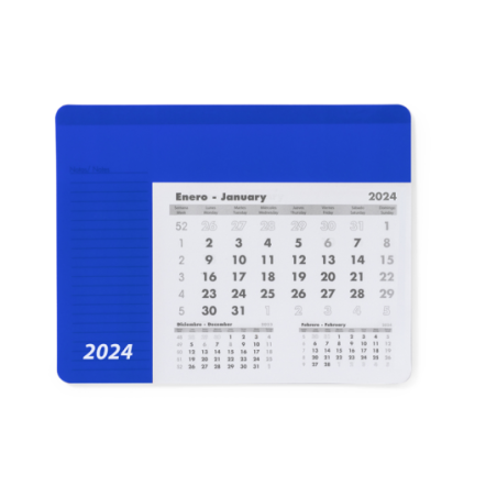 Tapis de souris publicitaire et calendrier 2024 Rendux