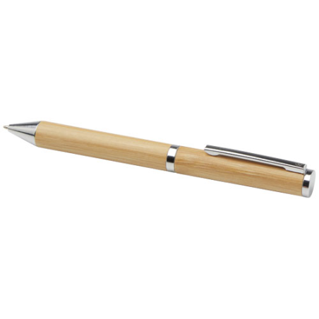 Parure personnalisable avec stylo bille et stylo roller Apolys en bambou