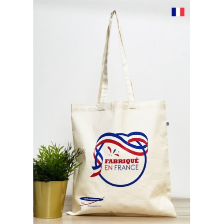 Tote bag personnalisé 100% Français coton 170g/m2 Cocorico