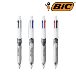 Stylo multifonctions Bic - 3 couleurs, Porte-Mine HB, Gomme