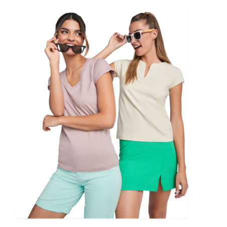 T-shirt personnalisé en coton et elasthanne 200g/m² Belice pour femme - S à 2XL