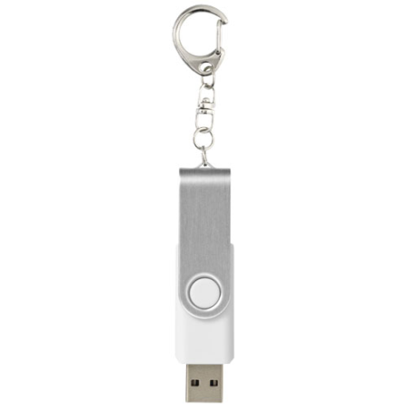 Clé USB publicitaire 3.0 Rotate avec porte-clés