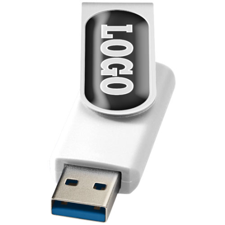 Clé USB personnalisable 3.0 Rotate avec surface de marquage