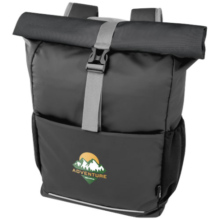 sac a dos enroulable personnalisable Aqua de 20 L 15" recyclée certifiée GRS résistant à l'eau