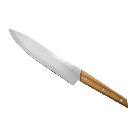 Planche à découper personnalisable en bambou avec aiguiseur Takeita et couteau chef Alta