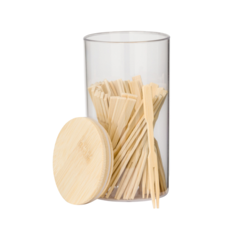 Boite personnalisable de Pic à amuse-bouches en bambou Reng