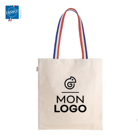 Tote bag personnalisable 220g/m2 100% coton recyclé Goodjour® Le Frenchie