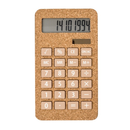 Calculatrice personnalisable en liège Seste