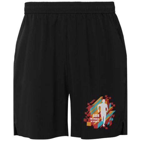 Short de sport personnalisable en polyester recyclé 100g/m² Murray unisexe - S à 2XL