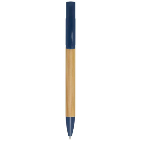 Stylo personnalisable en bambou et support de téléphone - Delfina