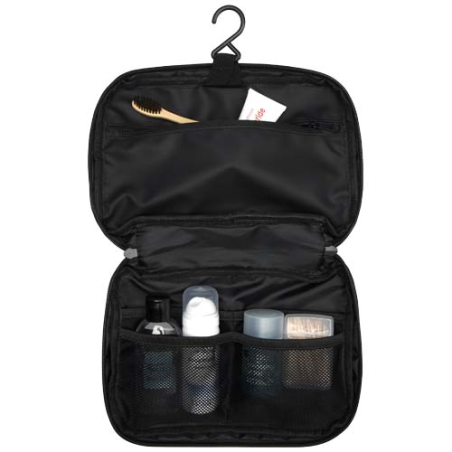 Trousse de toilette publicitaire modulaire en polyester recyclé certifié GRS - Roam Trousse de toilette publicitaire modulaire en polyester recyclé certifié GRS - Roam