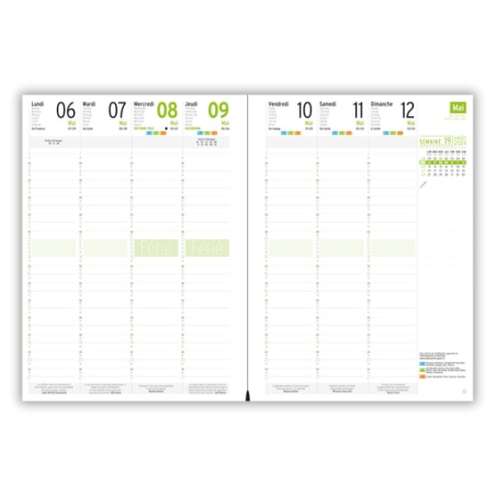 Agenda de bureau personnalisé souple Faro (195 x 265 mm) Agenda de bureau personnalisé souple Faro (195 x 265 mm)