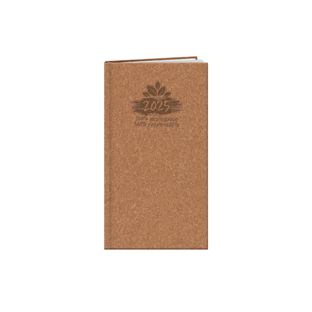 Agenda de poche personnalisé écolo (90 x 160 mm) Agenda de poche personnalisé écolo (90 x 160 mm)